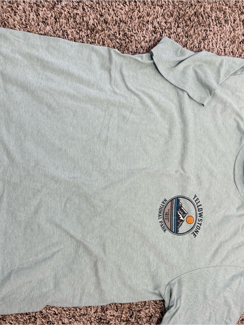 National Park Light Green Graphic Tee